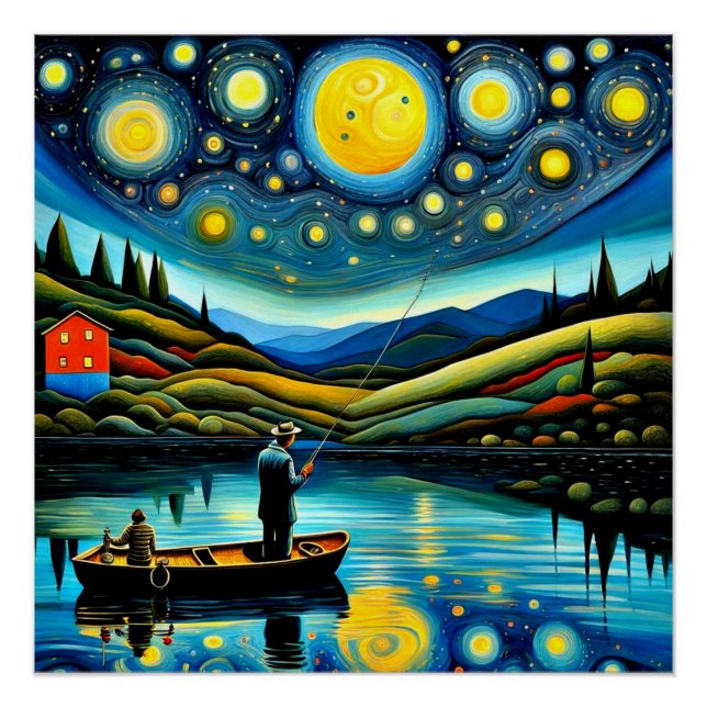 Póster O Angler Noturno 4 (Frente)