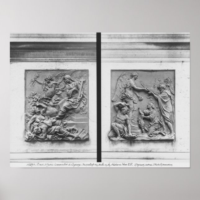 Póster O Anjo da França expulsando os hereges (Frente)