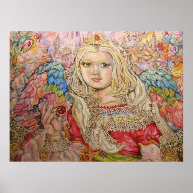 Poster O anjo da rubi. (Frente)