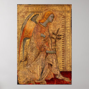 Póster O anjo do aviso por Simone Martini