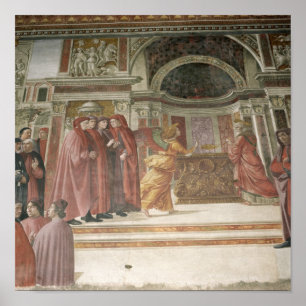 Póster O anjo que aparece a St. Zacharias no