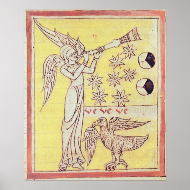 Poster O anjo soprando a trompete (Frente)