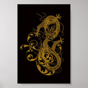 Póster O ano chinês do dragão 2012