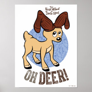 Poster O ANO SEM SANTA CLAUS™ | Vixen "Oh Deer"