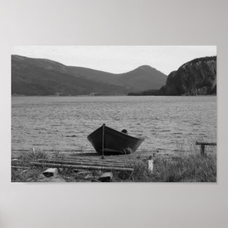 Póster O Antigo Barco De Madeira