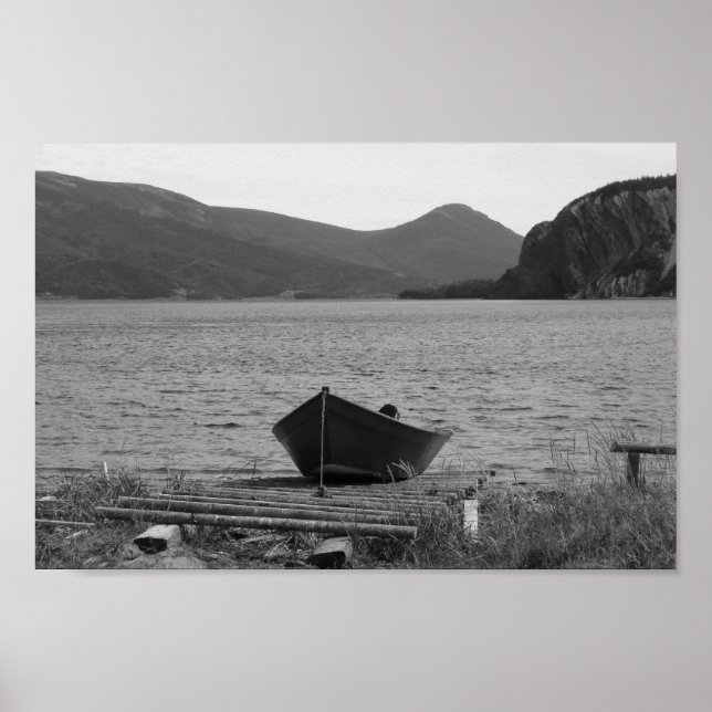 Póster O Antigo Barco De Madeira (Frente)