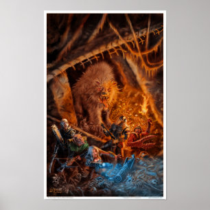 Póster O antro do urso de Devi-