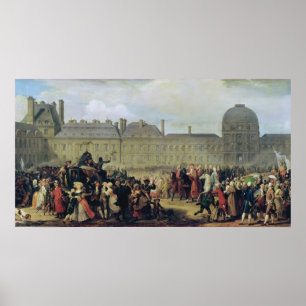 Póster O anúncio da assinatura do Tratado