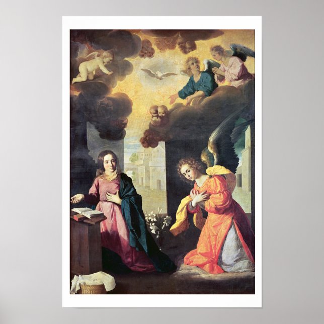 Póster O anúncio (óleo na canvas) (Frente)
