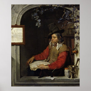 Póster O Apothecary ou, o químico