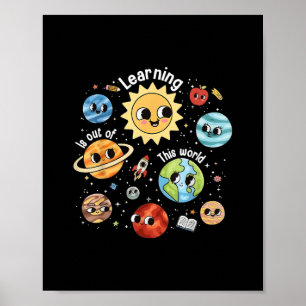 Poster O Aprendizado Está Fora Deste Professor Do Mundo D