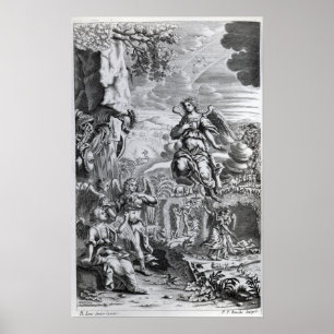 Póster O arcanjo Uriel informa Gabriel