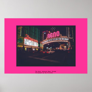 Póster O arco, Reno do centro, Nevada
