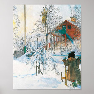 Poster O Armário E Lavatório De Carl Larsson