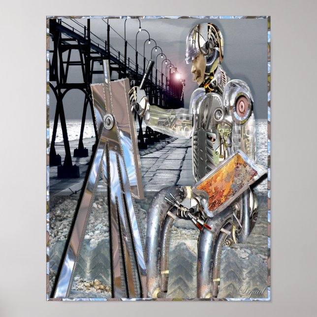 Poster O Artista (Impressão) (Frente)