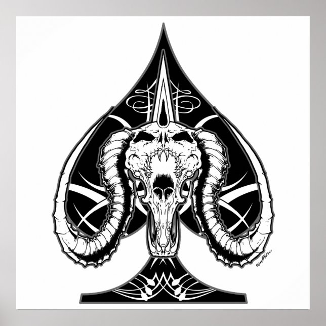 Póster O Ás das Espadas (Frente)