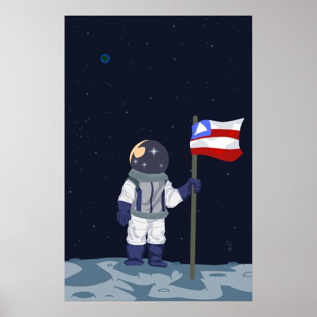 Poster O astronauta (Frente)