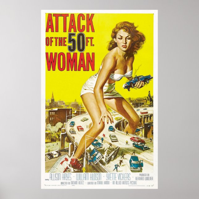 Poster O Ataque da Mulher de 50 Pés (Frente)