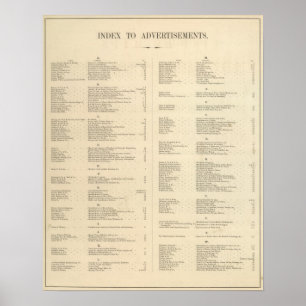 Poster O atlas americano de Colton do frontispício do