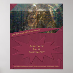 Poster O autocontrolo é o seu SuperPower