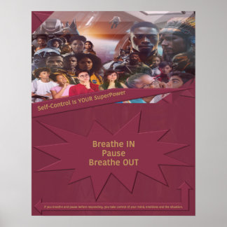 Poster O autocontrolo é o seu SuperPower