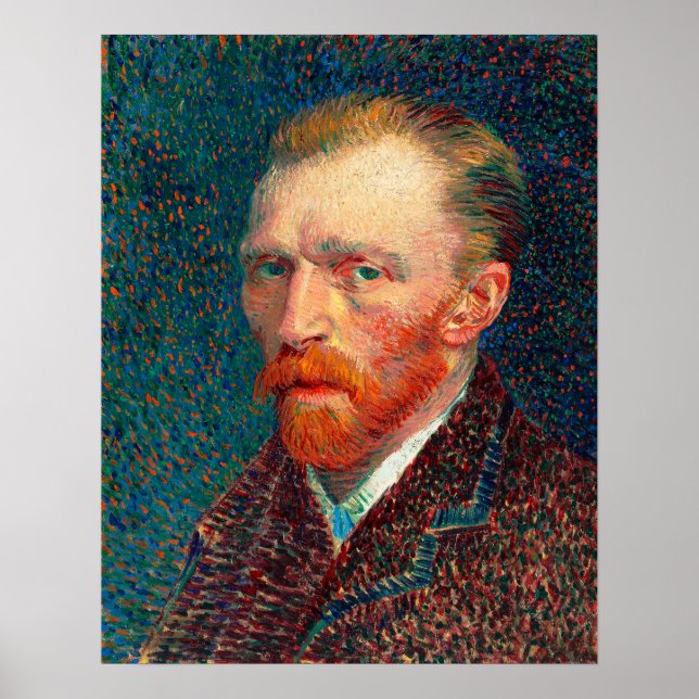 Poster O autorretrato de Van Gogh (Frente)