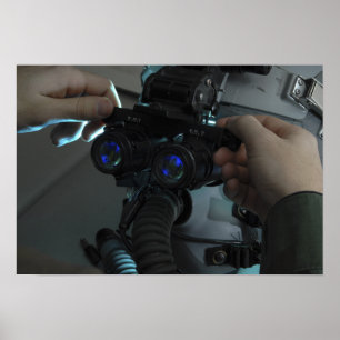Póster O aviador ajusta o eyespan