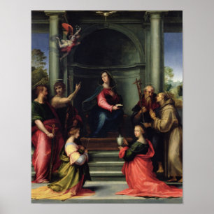 Póster O aviso com santos, 1515