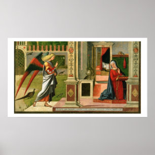 Póster O aviso (óleo no painel) (detalhe de 120955)