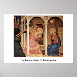 Póster O aviso por Fra Angelico