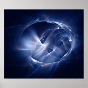 Póster O azul profundo vê (no feixe da cigarra)