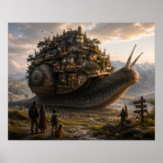 Poster O Bairro no Caracol Gigante