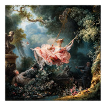 O Balanço por Jean-Honore Fragonard