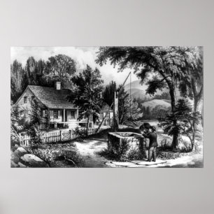 Poster O balde Oaken idoso - 1872