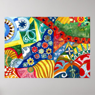 Poster O banco 2. de Gaudi