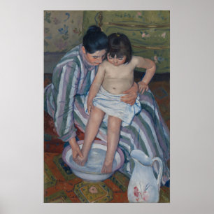 Poster O Banho de Criança de Mary Cassatt
