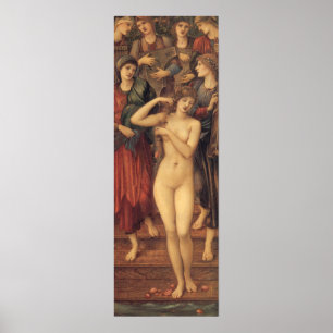 Póster O Banho de Vênus de Sir Edward Coley Burne-Jones