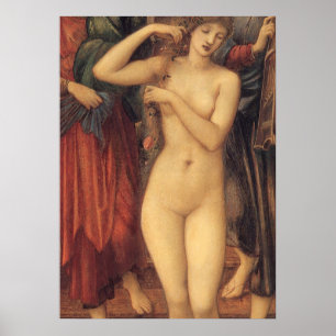 Póster O banho de Venus pelo senhor Edward Pescada Burne