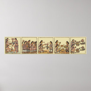 Póster O banquete asteca