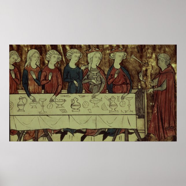 Poster O Banquete de aniversário de Nubien, Rei da Armêni (Frente)