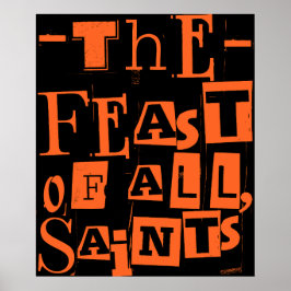 Poster O Banquete De Todos Os Santos Católicos De Todos O