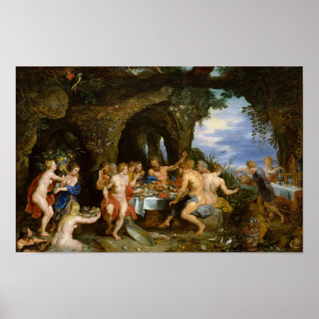 Poster O Banquete do Achelous (Frente)