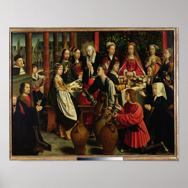 Póster O Banquete do Casamento no Cana, c.1500-03 (Frente)