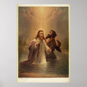 Poster O baptismo do cristo pela rainha mais completa