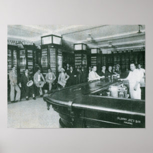 Póster O bar de Joe superficial, Havana, Cuba