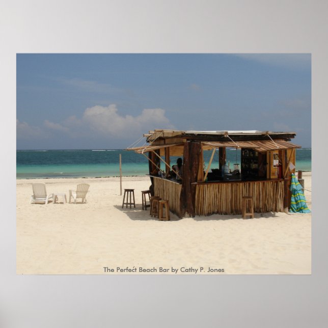 Póster O Bar de praia perfeito (Frente)