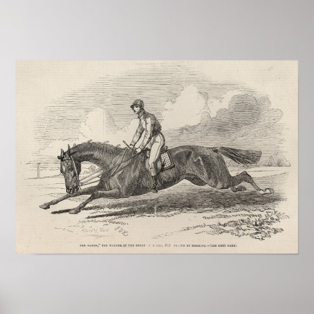 Póster O Barão, o vencedor da Rua Excelente. (Frente)