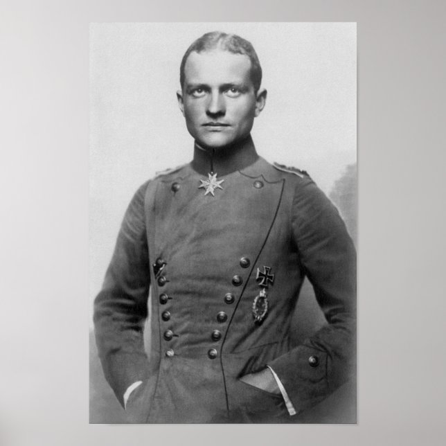 Poster O Barão Vermelho - Manfred von Richthofen (Frente)