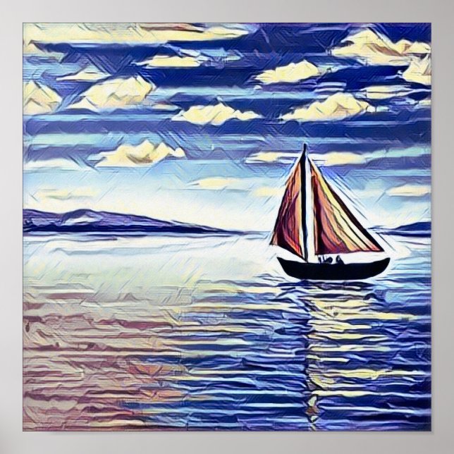 Poster O Barco Afasta-Se Da Curta (Frente)