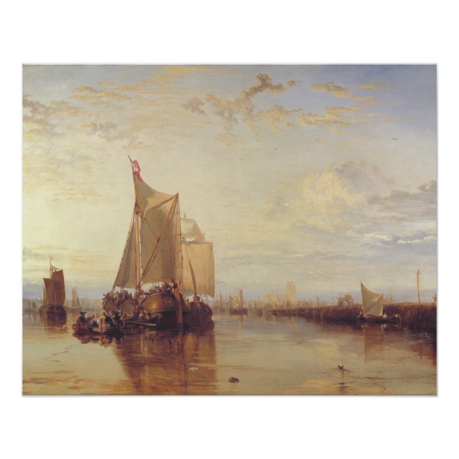 Póster O barco-pacote Dort de Roterdão acenou (Frente)